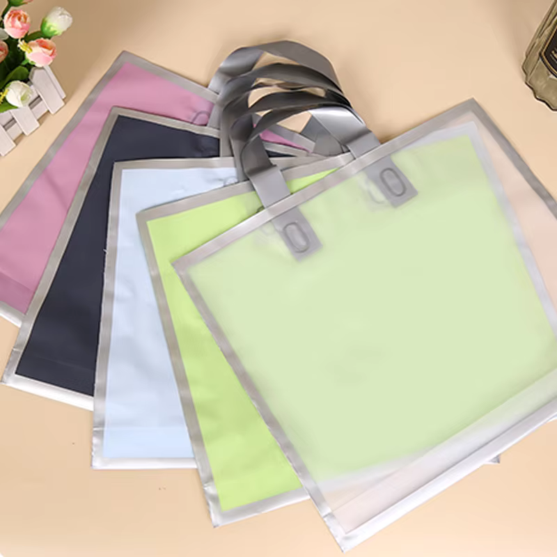 50Pcs Frosted hand shopping ba - огляд і ціна Party Event Supply Store