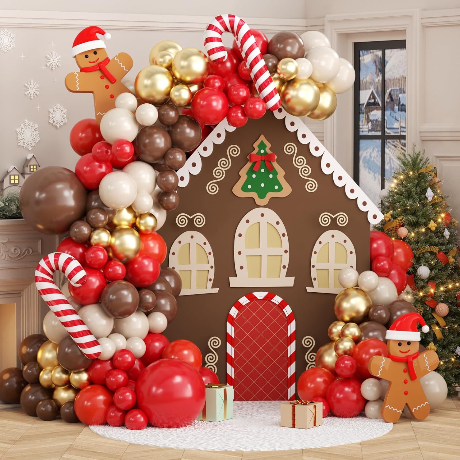 Christmas Reindeer Balloon Arc - огляд і ціна Balloon Arch Kit