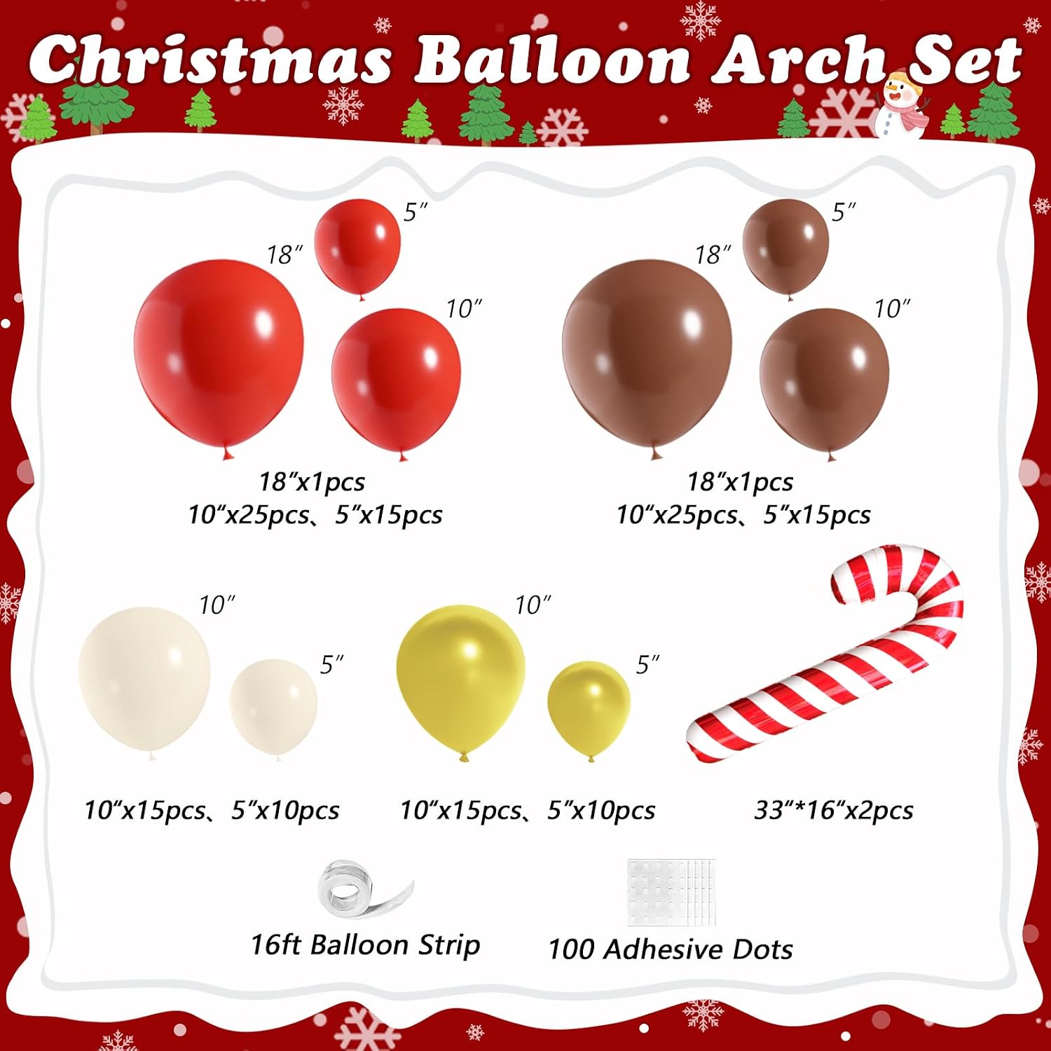 Christmas Reindeer Balloon Arc - огляд і ціна Balloon Arch Kit