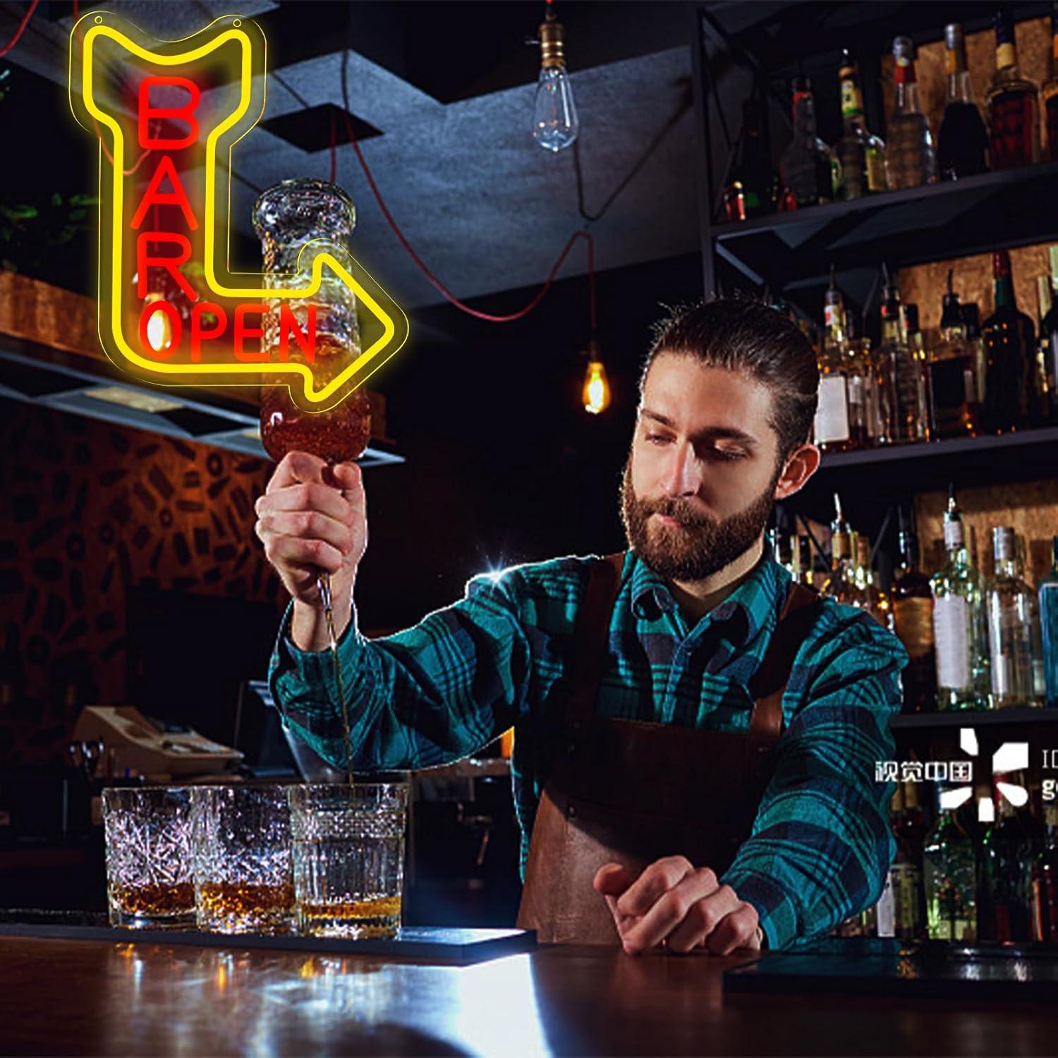 Bar Open Neon Sign Open USB Di - огляд і ціна Neon Sign Party
