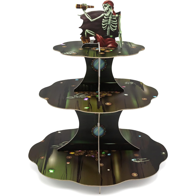 Skull Pirate Cupcake Stand Tie - огляд і ціна Cupcake Stand Tier