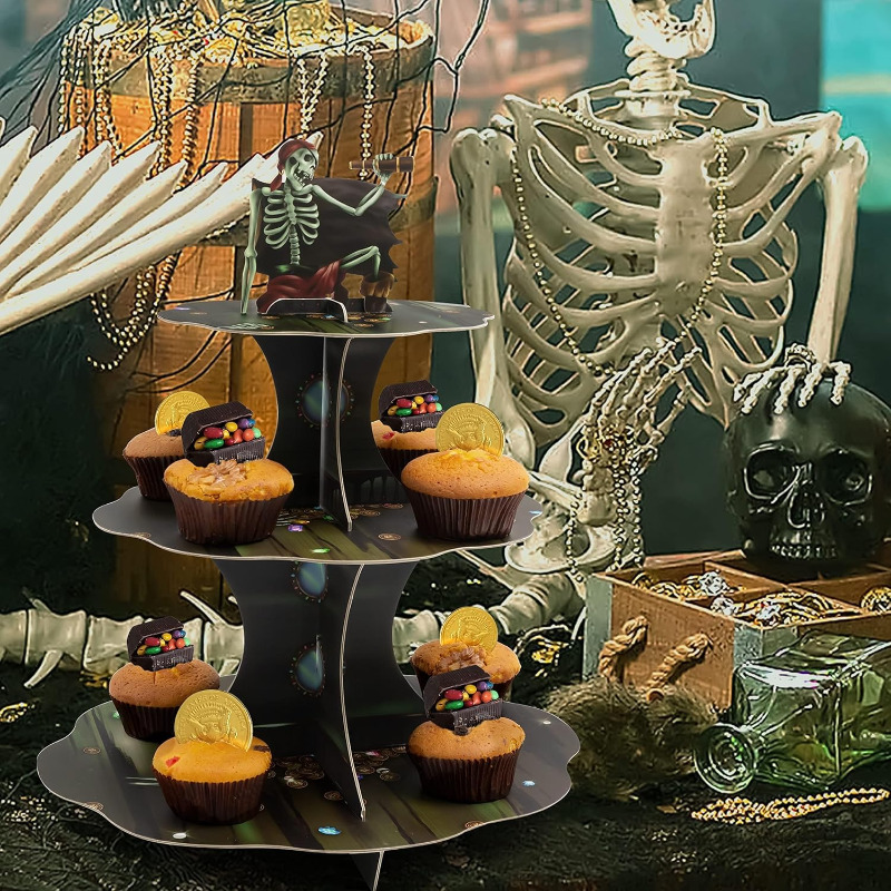 Skull Pirate Cupcake Stand Tie - огляд і ціна Cupcake Stand Tier
