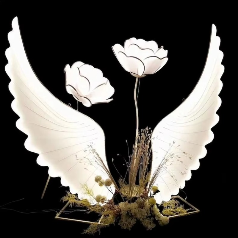 Glowing Angel Wings Light Prop - огляд і ціна Neon Sign Party