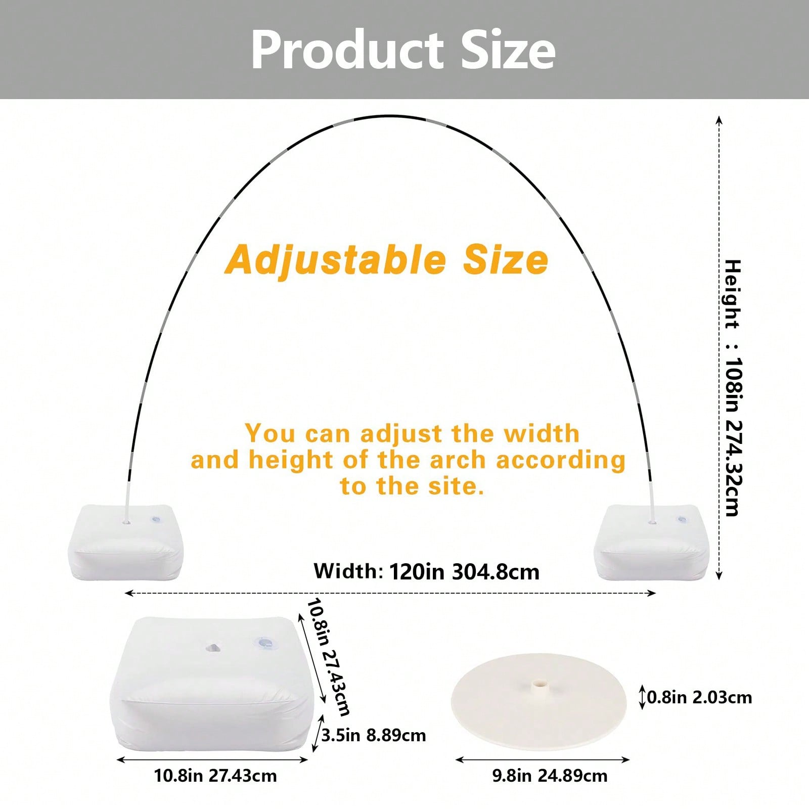1 Set Balloon Arch Stand Kit,  - огляд і ціна Balloon Arch Kit