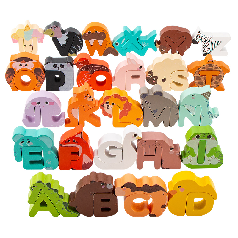 26Pcs Wooden Animal Alphabet B - огляд і ціна Event Z