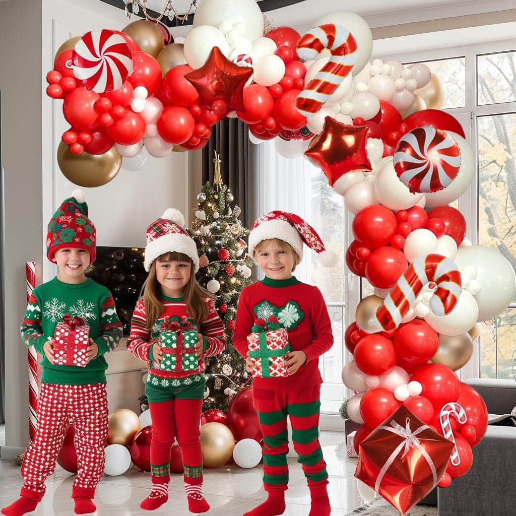 139PCS Christmas Balloon Arch  - огляд і ціна Balloon Arch Kit