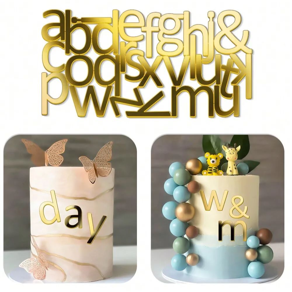 1set Golden Mirror Acrylic A-Z - огляд і ціна Event Z