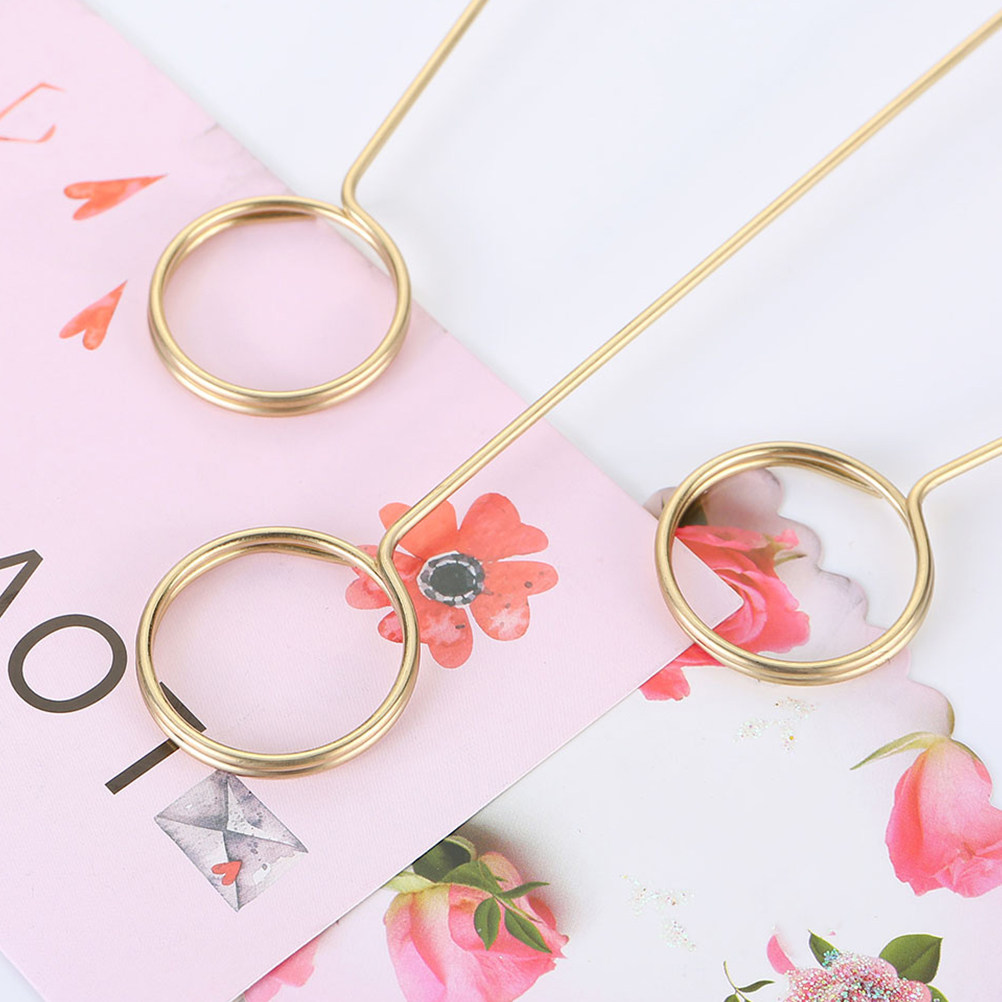 40Pcs Elegant Gold Metal Card  - огляд і ціна Centerpiece Stick