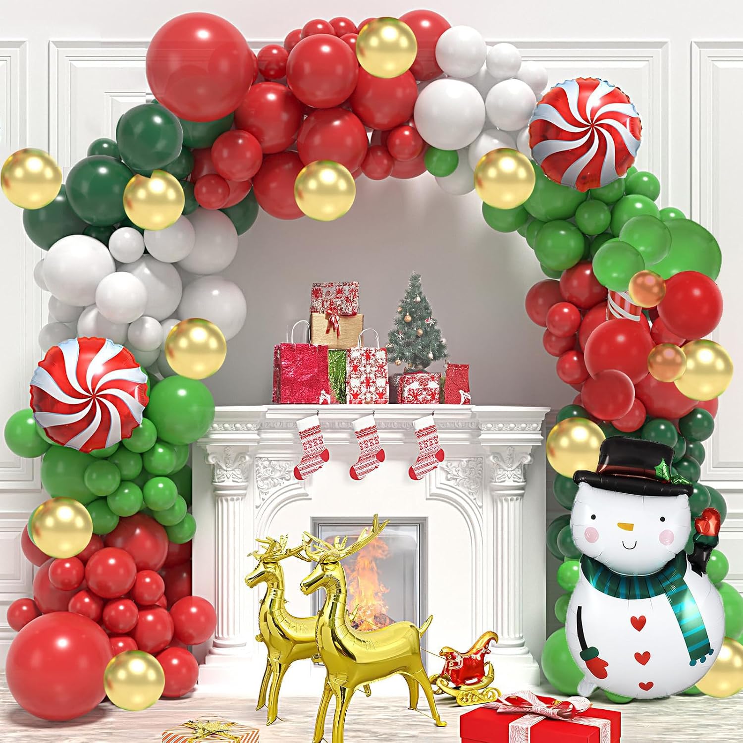 183Pcs Christmas Balloon Garla - огляд і ціна Balloon Arch Kit