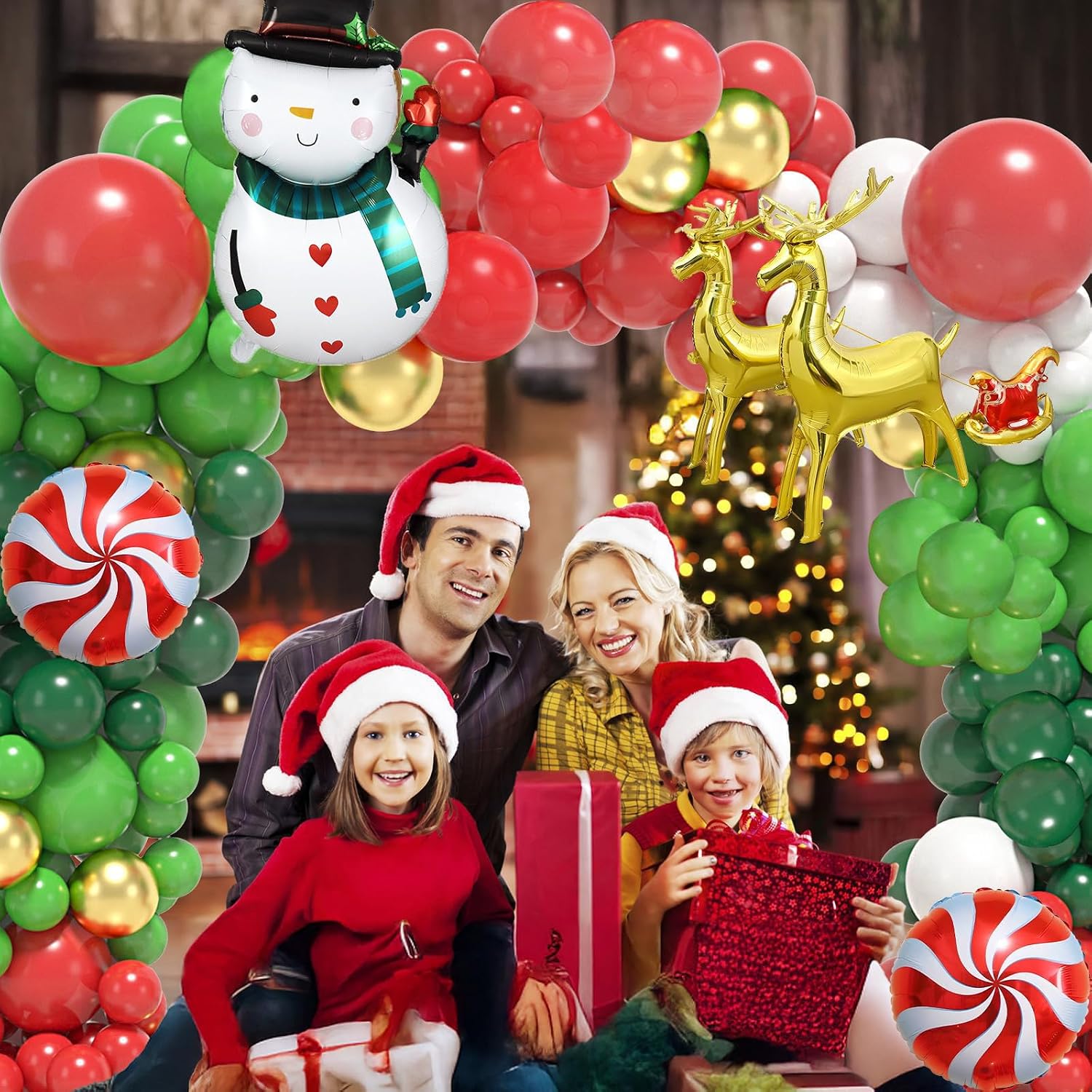 183Pcs Christmas Balloon Garla - огляд і ціна Balloon Arch Kit