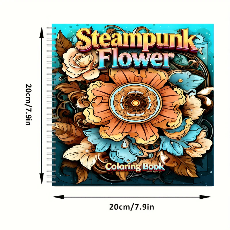 Coloring Book Steampunk Flower - огляд і ціна Event Supplies