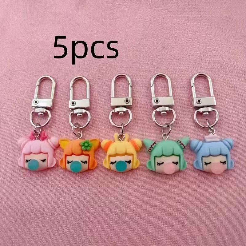 5pcs resin girl keychain, suit - огляд і ціна Event Party